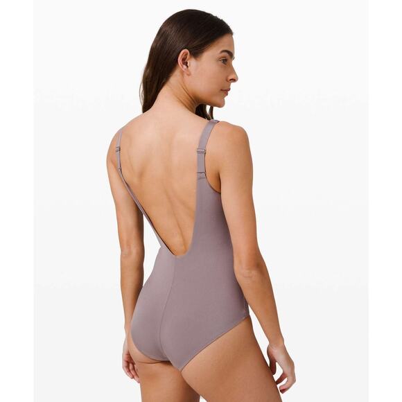 Lululemon Women's All that Glimmers Lunar Rock One Piece Swimsuit No Size Dot - Picture 2 of 9